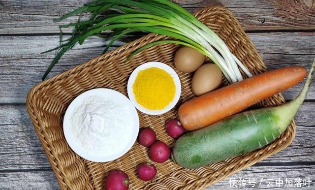 年夜饭,炸萝卜丸子,多加1样食材,不放淀粉不放水,外酥里嫩