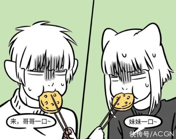 老人家|非人哉：九月奶奶怕孙女饿着，准备了一堆好吃的，撑得他们翻白眼