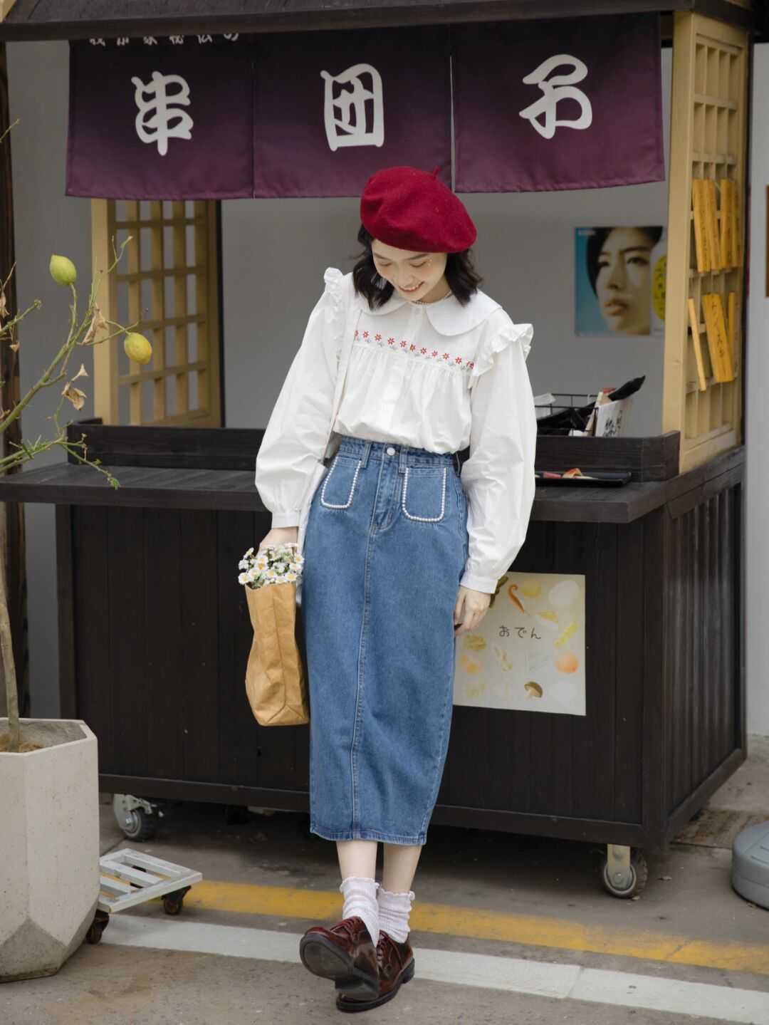 牛仔衬衫|别老穿烂大街的牛仔衬衫了,早春选择这“三款”,精致又洋气