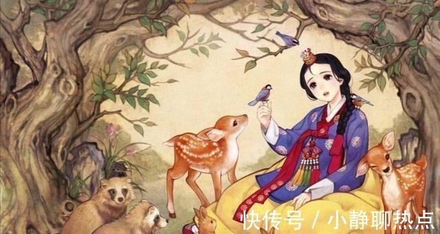 迪士尼|韩服版的迪士尼公主，白雪很优雅，仙蒂仙气十足