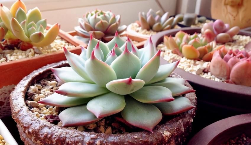 泥炭土、煤渣、火山石养花，更适用于多肉，加强盆栽土透气性