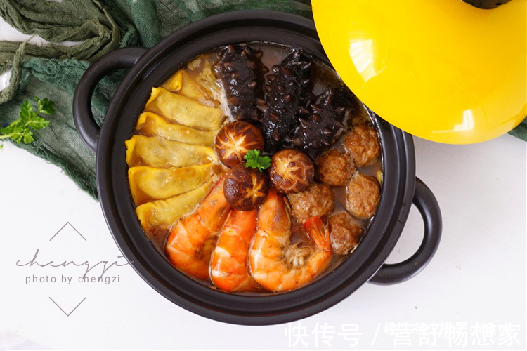 海参|过年就要吃点好的，压轴硬菜“全家福”端上桌，好吃上档次，赞！