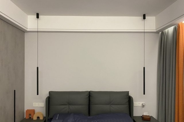 现代风|109平简约现代风拆除客厅后的书房,开阔空间尺度放大视觉感