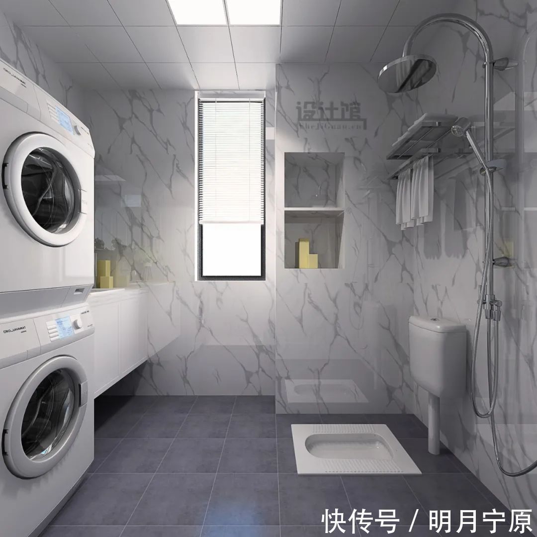 瓷砖|卫生间贴什么瓷砖?不光要好看,防滑与打理也很关键