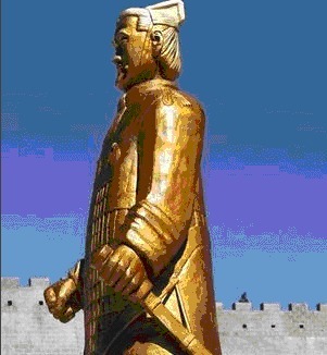 收缴|秦始皇收缴天下兵器铸12金人竟和当时出现的一个巨人有关