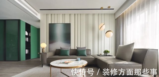 清新简约风|130平清新简约风三居室,绿色的高级应用!