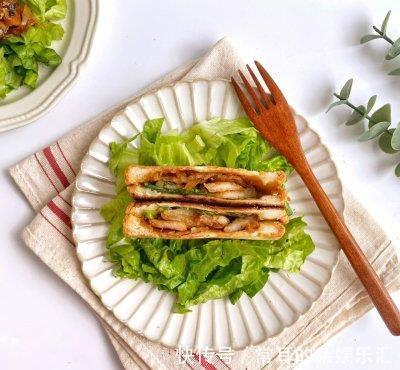 外皮|韩式烤肉三明治,外皮酥脆,简单又好吃