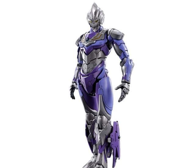 钢铁|钢铁迪迦奥特曼空中型拼装模型封绘及新官图 魄力十足的迪迦飞踢