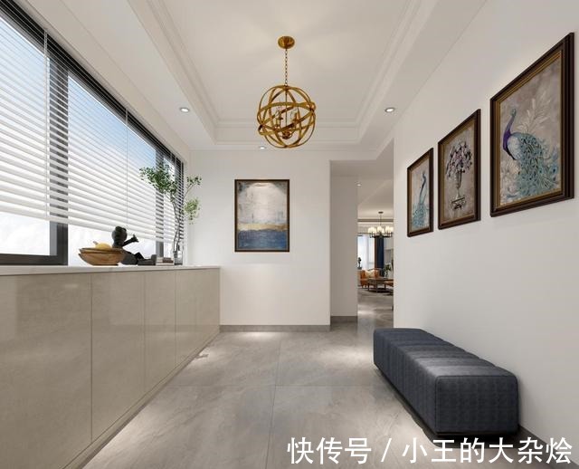 挂画|充满艺术感的现代风格平层,那个客厅设计得太好看了!