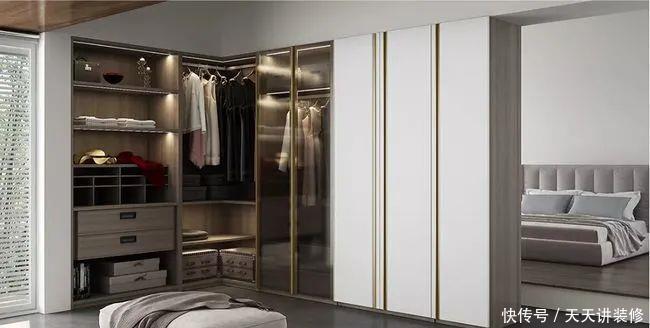 L型|毫不夸张，卧室里这样装个L型衣柜，完全可以抵得上一个衣帽间！