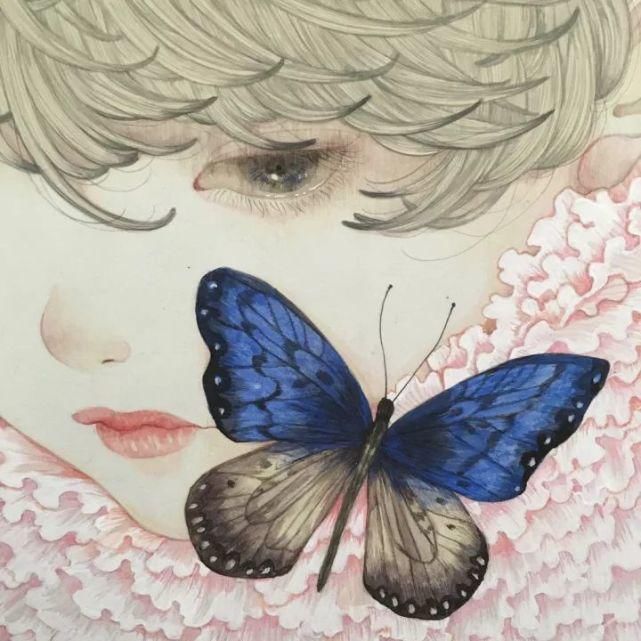 心声&她的铅笔插画,画出每个女孩的心声,美到让人陶醉~