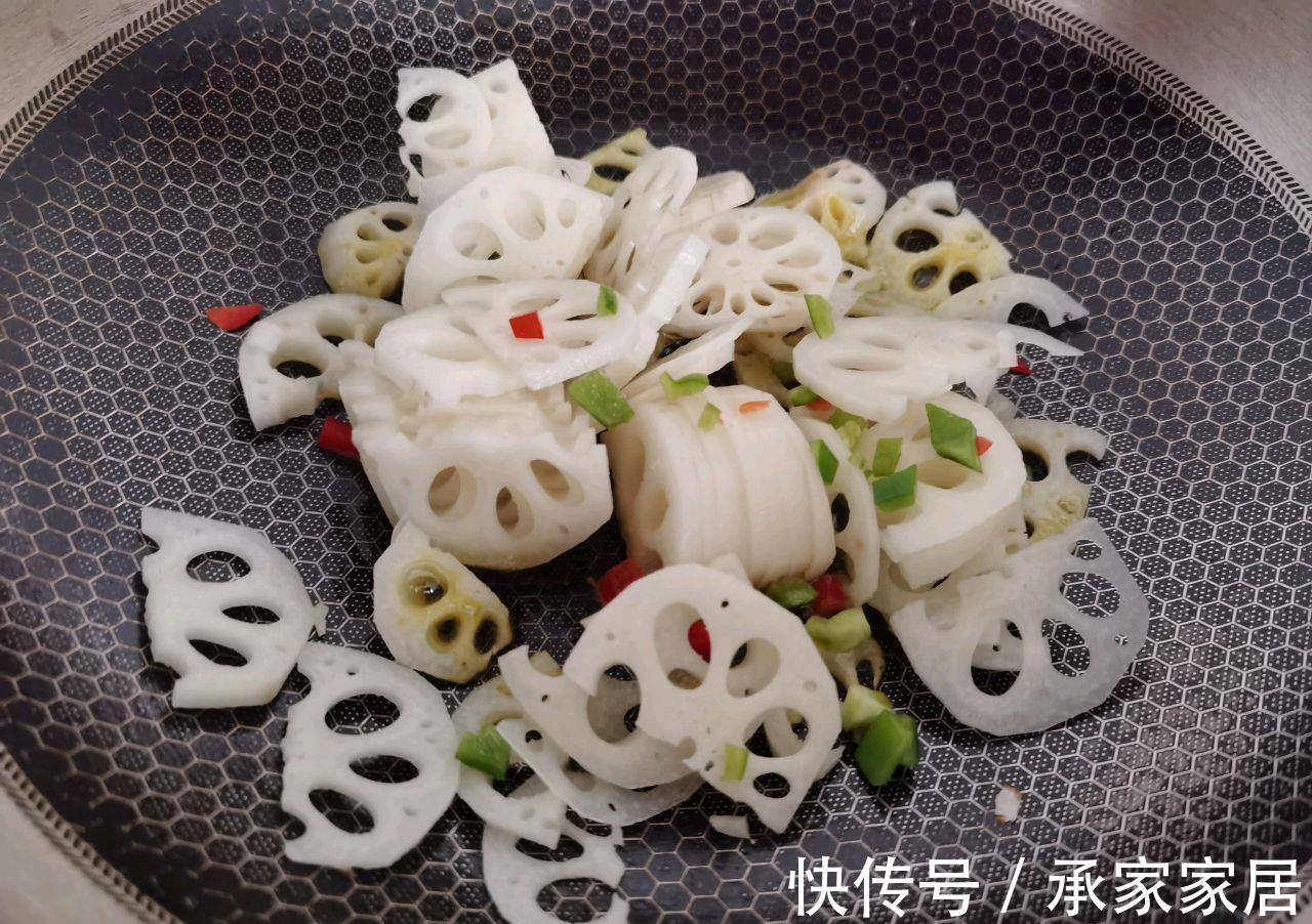 莲藕|糖醋藕片,香脆美味,好吃健康