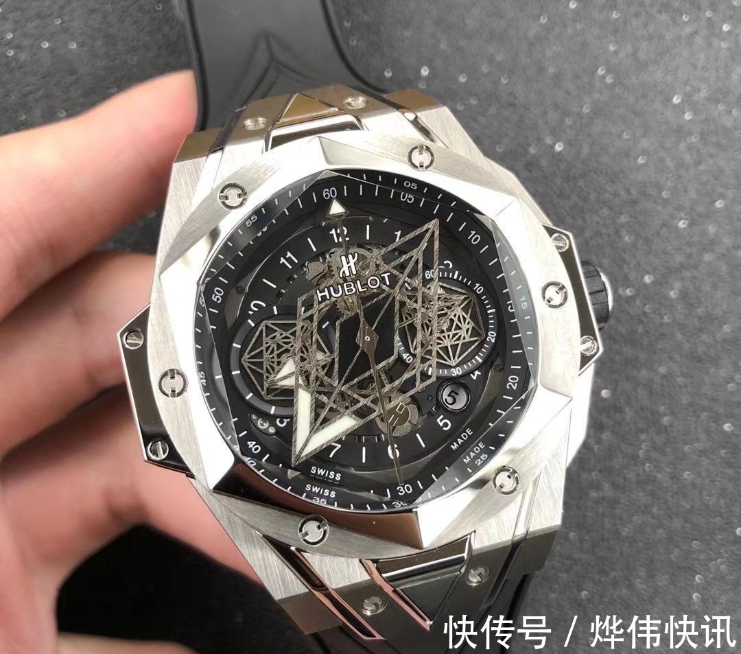 分针 HB厂宇舶刺青二代计时码复刻表细节质量评测!