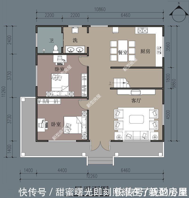 占地面积|30万的存款,能在农村建什么样的房子?这8套图纸看看你喜欢哪套
