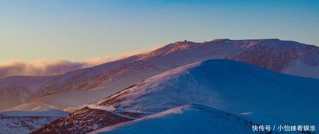 一幅|初冬五台山 好一幅国画水墨世界