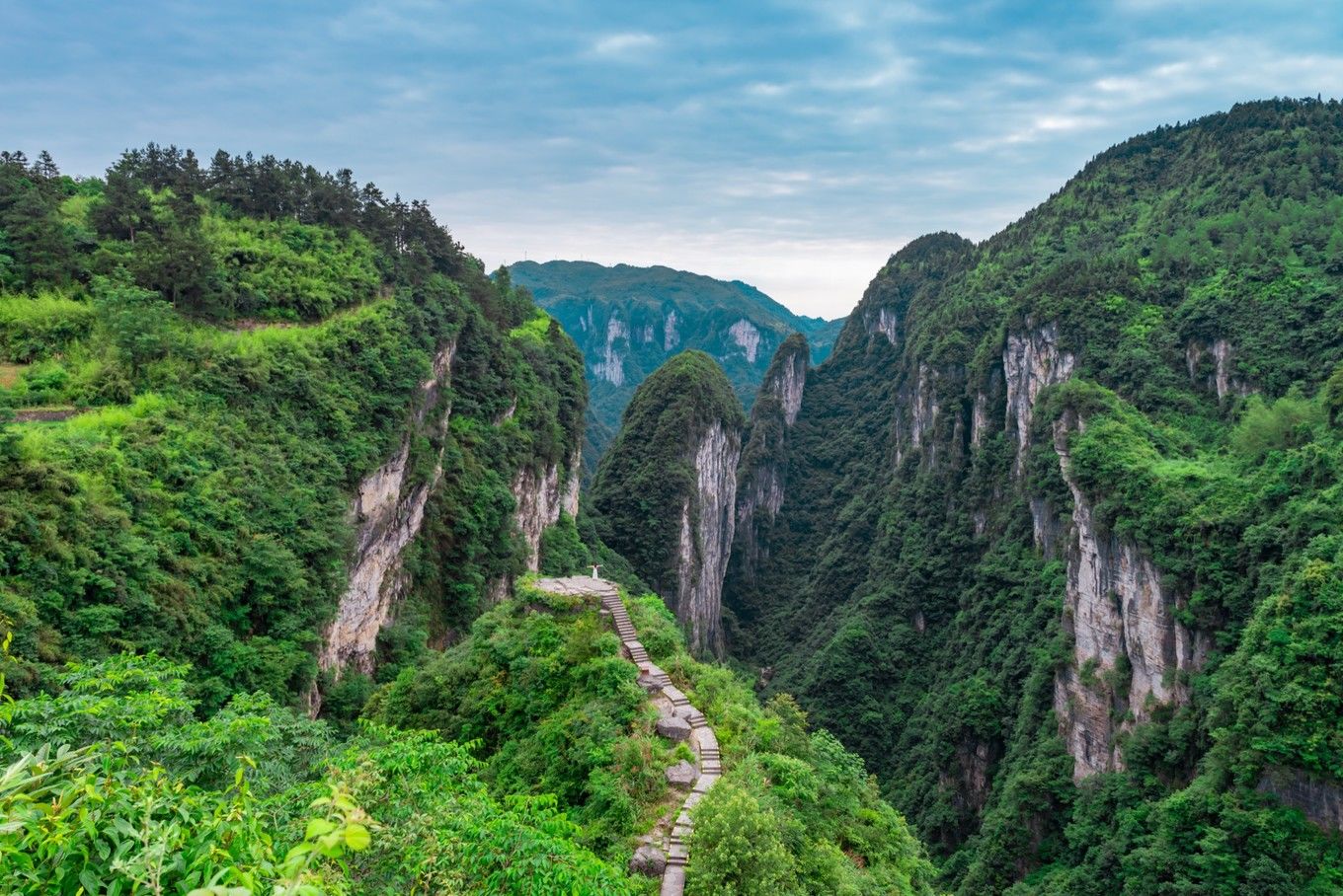 矮寨大桥|自驾《神奇女侠》取景地：矮寨奇观旅游区｜奇遇峡谷高桥、苗寨、飞瀑