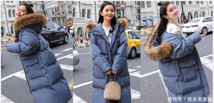 好看|羽绒服如何穿搭才不丑?这7款蓝色羽绒服穿搭,保暖时尚又好看!