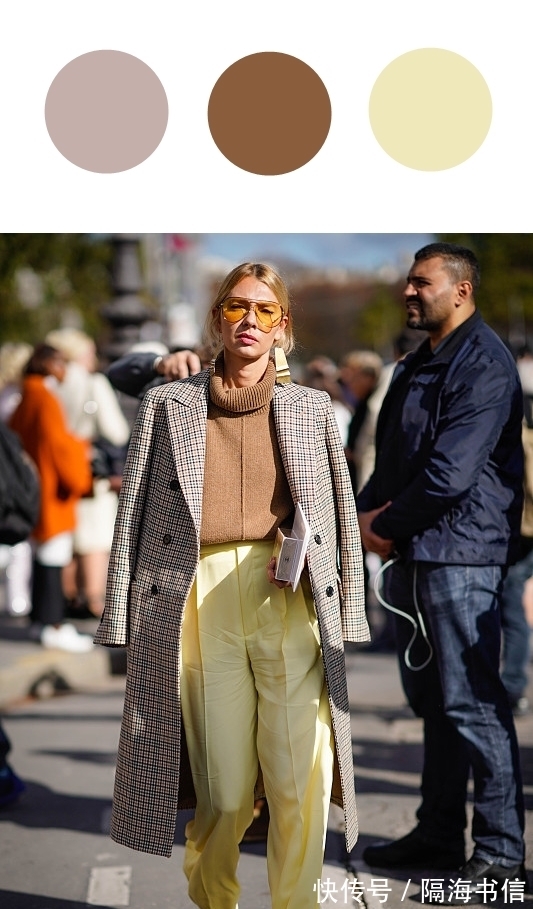 棕色 掌握时尚最简单的方式,就是穿对颜色,配色高级随便穿都美