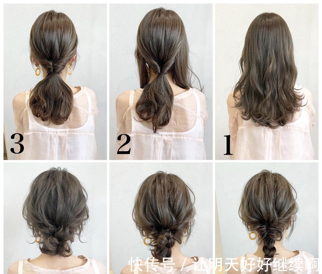 发型|今夏发型流行这样扎14款,简单时尚美美哒,只需要六步就能完成