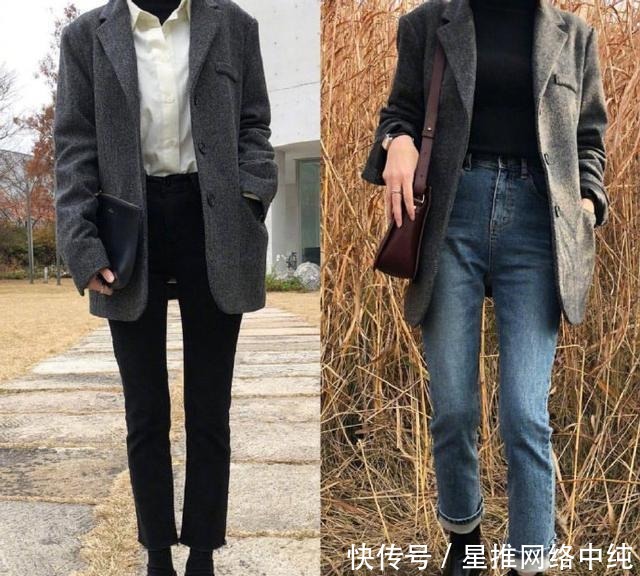 干净利落的秋冬穿搭,跟着时尚博主学,好看又显气质