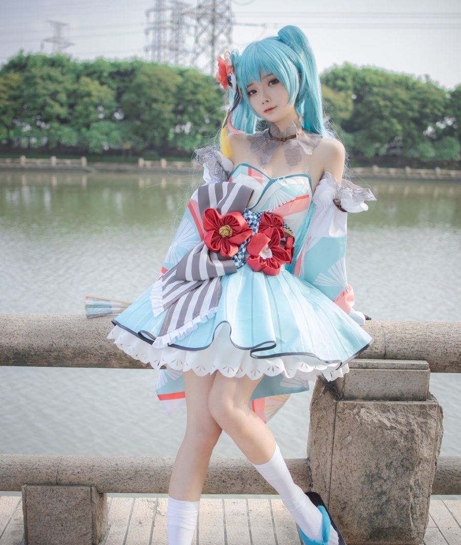初音夏日祭|cos:初音夏日祭cos正片@tanth渡