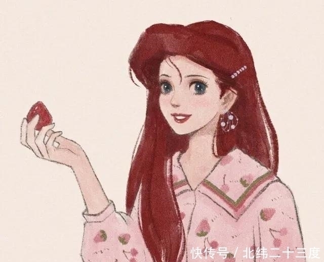 白雪|迪士尼公主换上现代装扮，白雪很文静，花木兰这披发的样子太A了