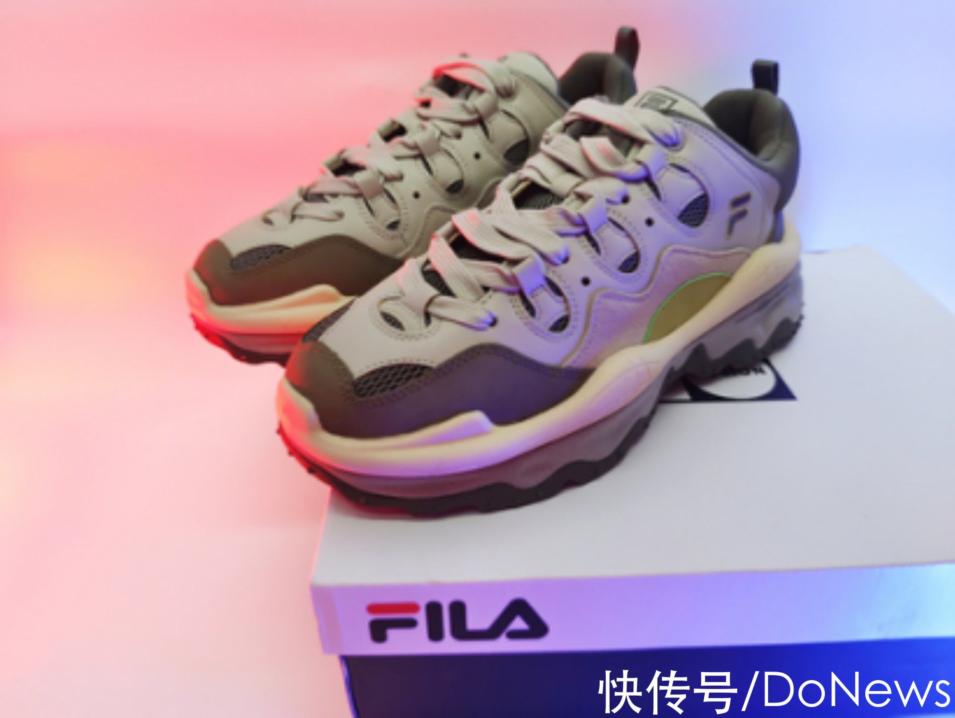 donews|火山喷发般的激情 FILA FUSION全新QD96熔岩鞋图赏