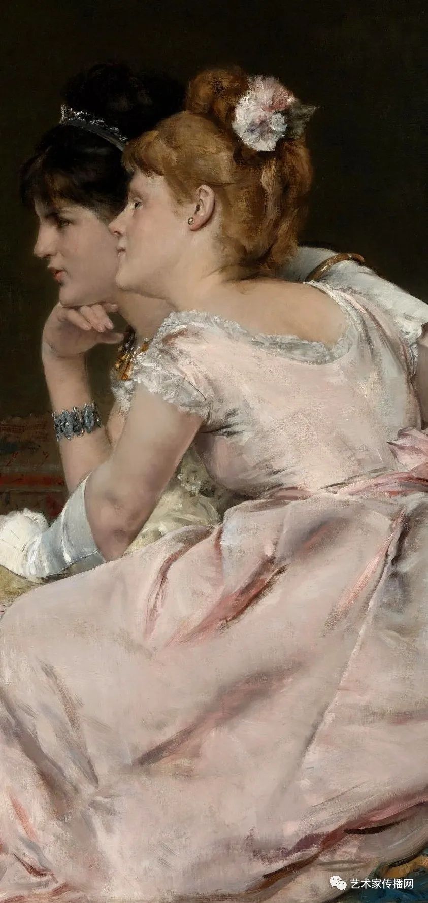 阿尔弗雷德|史蒂文斯 油画人物欣赏