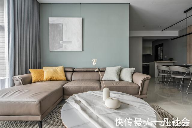 石纹|展开怀抱迎接无拘的晚年人生,89平米清新双人寓所,自由和谐