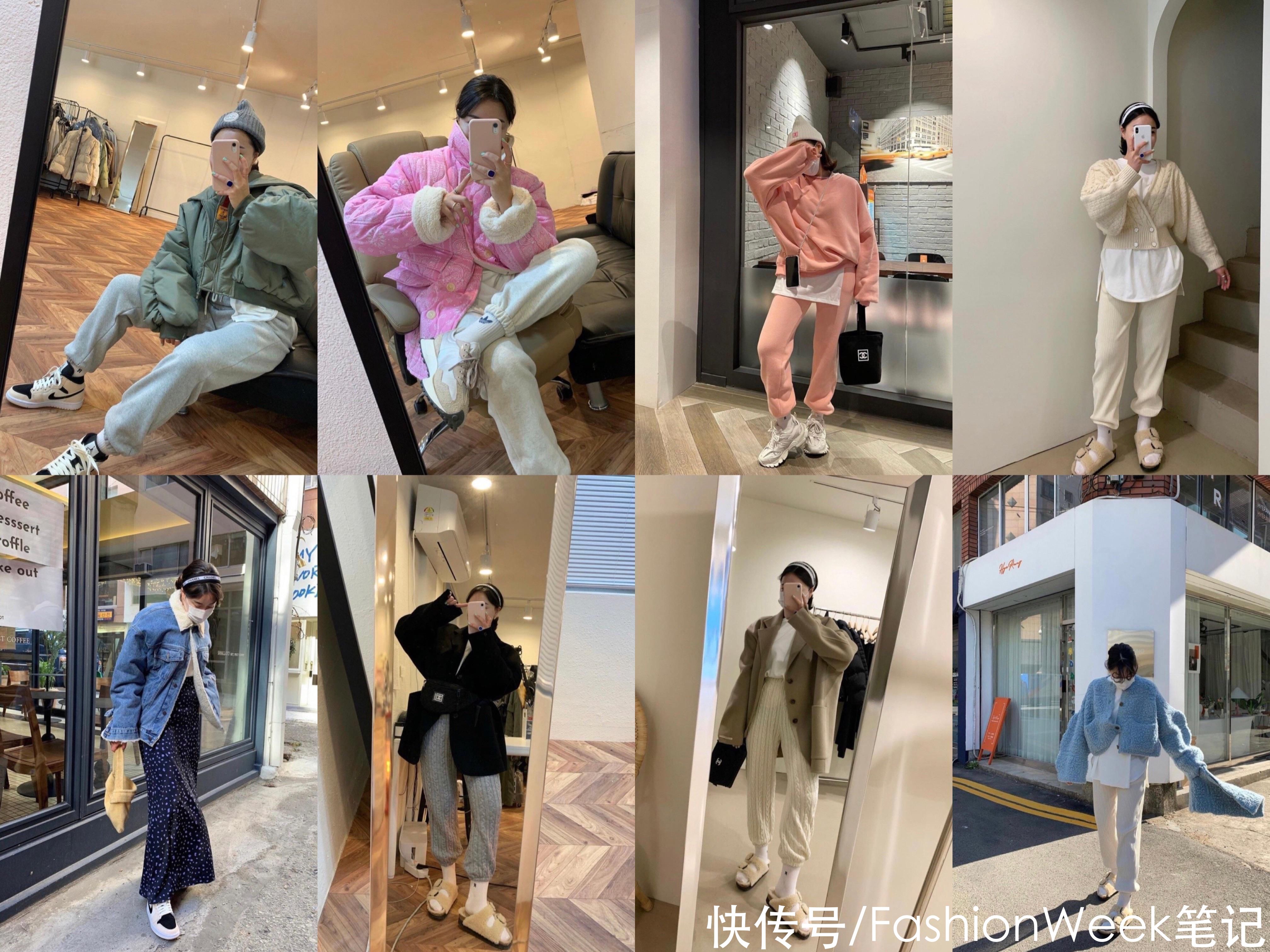 韩国小姐姐休闲风出街穿搭，每一套都充满吸引力，百搭又时尚