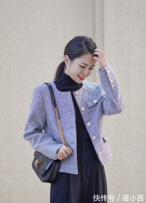 博主 新年如何穿才时髦?这件“短外套”一定要试试,优雅、时髦还百搭