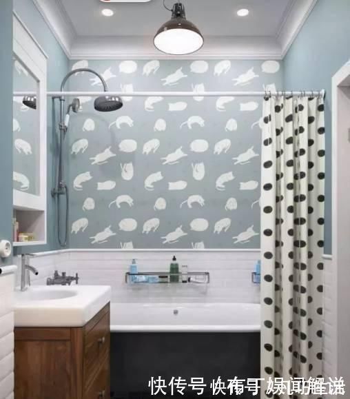 浴帘|越来越多人卫生间不做淋浴房，现在流行这样做这种设计不占空间