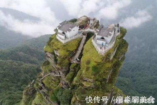 梵天净土|中国最危险的寺庙，悬空近2500米一桥连接两山顶，建造过程成谜