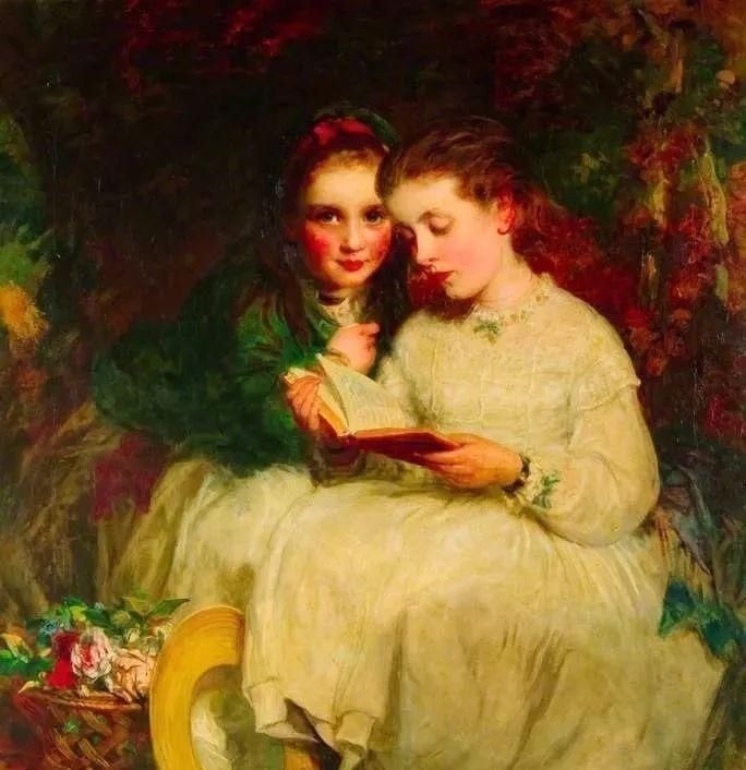 美人!英国艺术家詹姆斯·桑特人体油画中的美人,珠圆玉润,风情万种