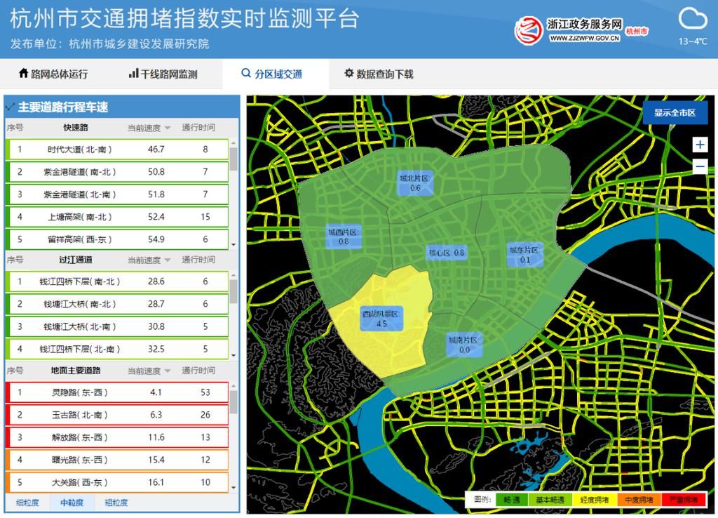 中年|4:30杭州北高峰索道已??排起长队，灵隐路热闹成“深红色”