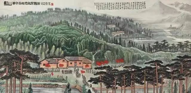 万山红遍&李可染的绘画作品,凭借优美的意境,让人印象深刻