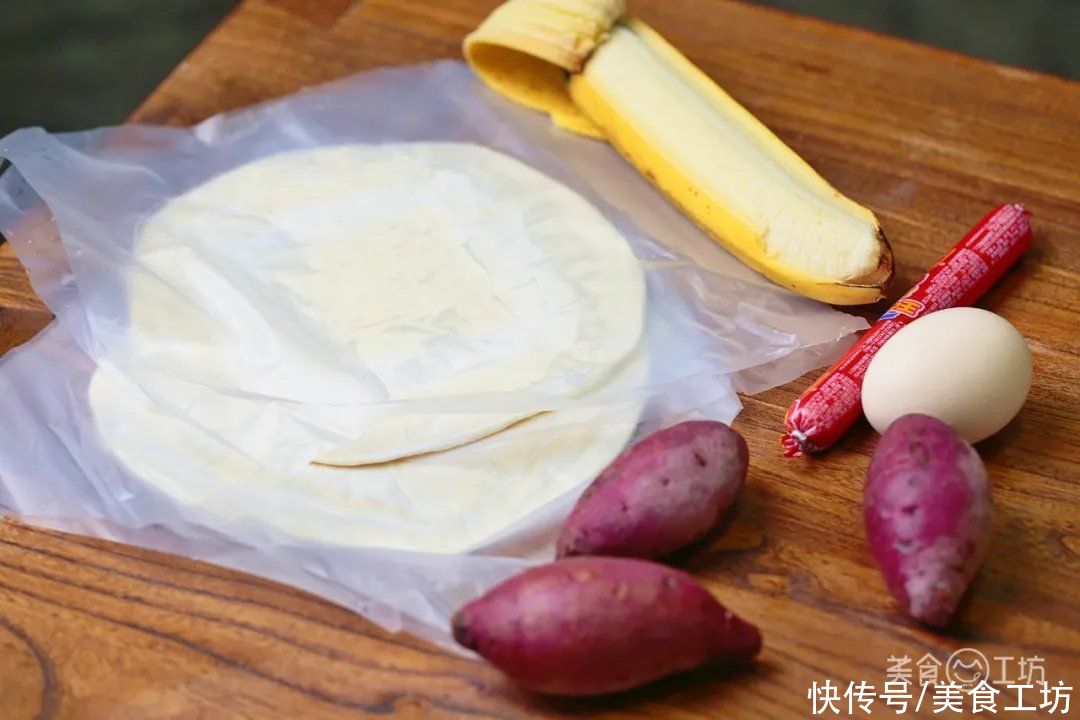 平底锅|1个手抓饼搞定2款早餐，酥松又柔韧，懒人的最爱
