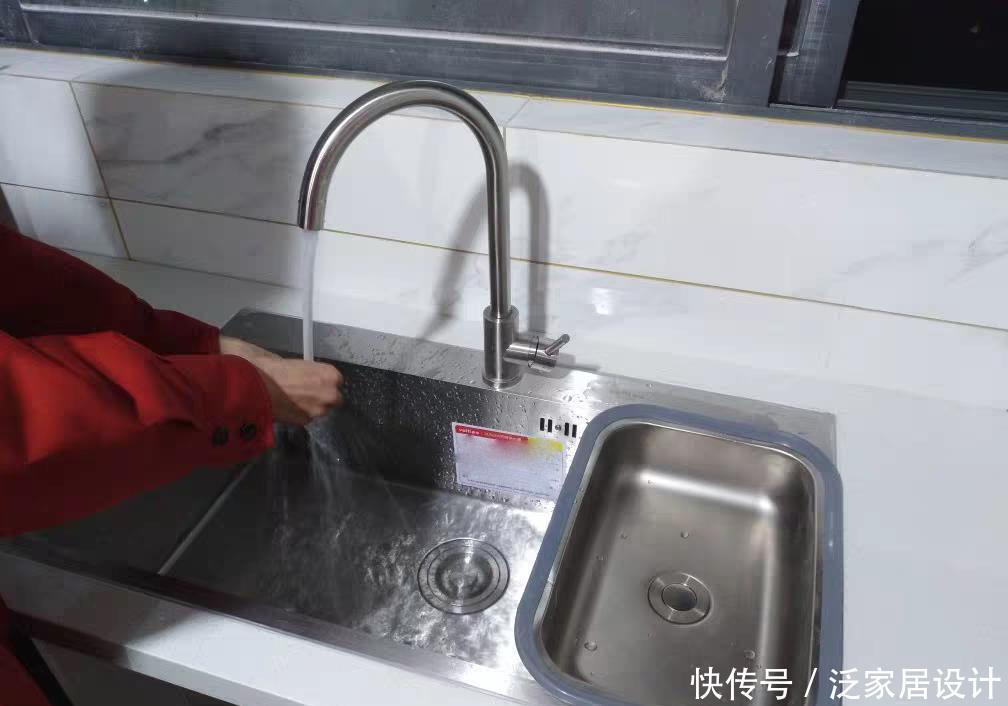 厨房|压根不纠结厨房水槽选单还是双,安装可移动的子母槽,可随意切换