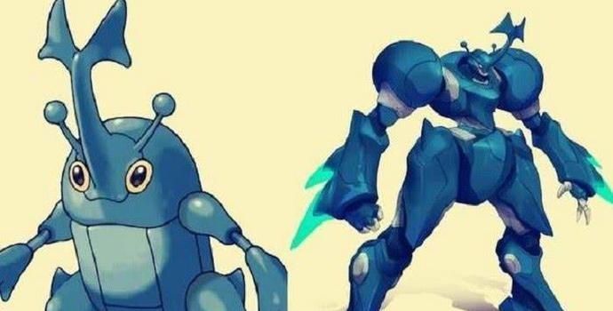 机器|神奇宝贝“变”机器战士,阿尔宙斯炫酷,火焰鸡酷似战斗暴龙兽