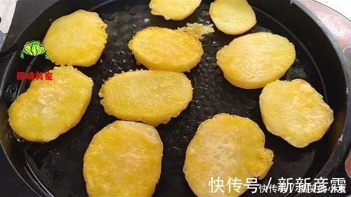 土豆片|土豆这样做真好吃,饭店都买不到,咸香适口,葱香浓郁,太解馋了