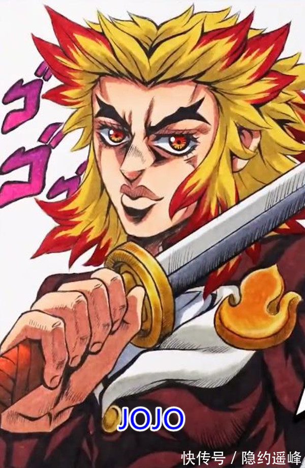 索隆|換了畫風的炎柱太帥,海賊王里是索隆,火影版酷似四代目