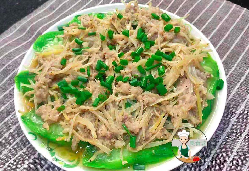 蒸丝瓜|此菜蒸一蒸6分钟上桌,鲜美营养,多做给孩子吃,增强身体免疫力