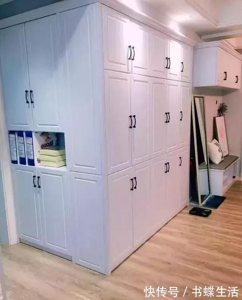 嵌入式|一进门就被鞋柜惊艳到了,真是漂亮又实用,晒晒!