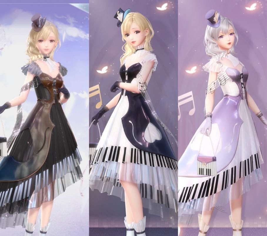 重构|闪耀暖暖:婚纱套被叠纸洗褪色了?重构配色敷衍,这颜色有毒