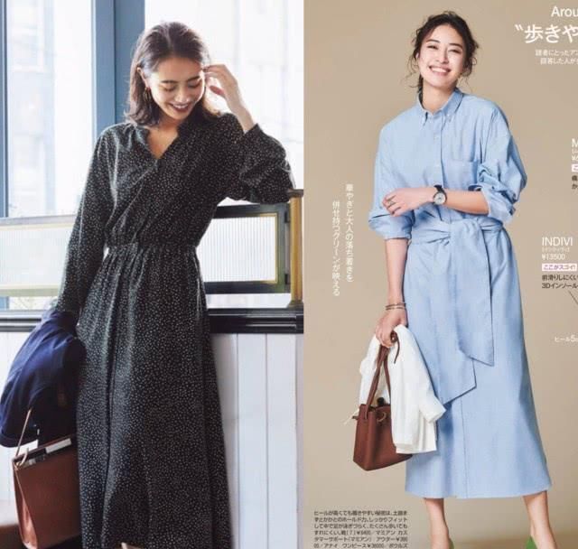 衬衫|春天“衬衫裙”的穿搭灵感,这样穿既保暖又有气质