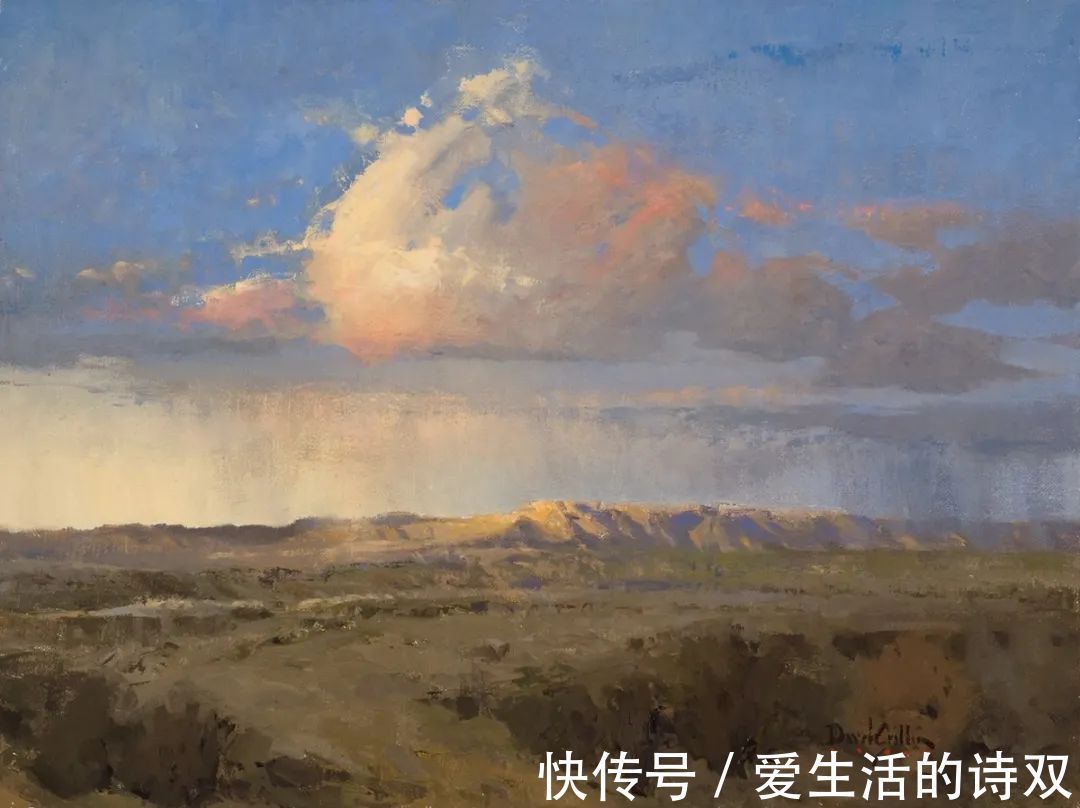 卢伯克$大卫·格里芬的风景油画高清图,放大看,更迷人