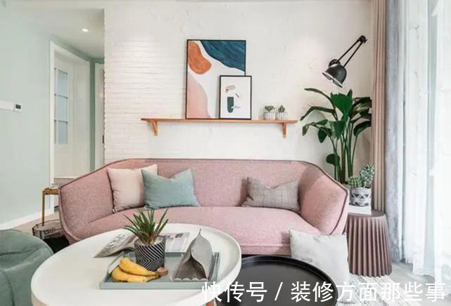 書房|94㎡低飽和度的莫蘭迪色系三居室,打造清新的浪漫