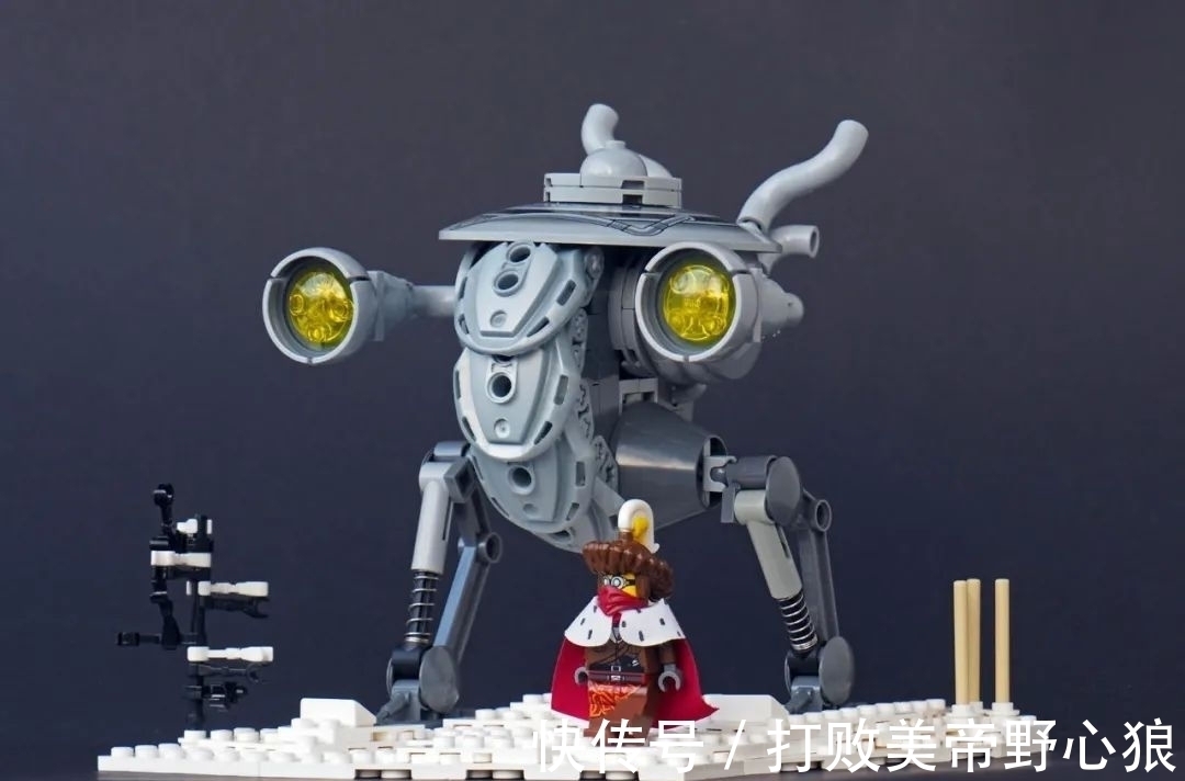 MOC|乐高MOC拼搭元素使用分析之:空心半球及六边面板元素