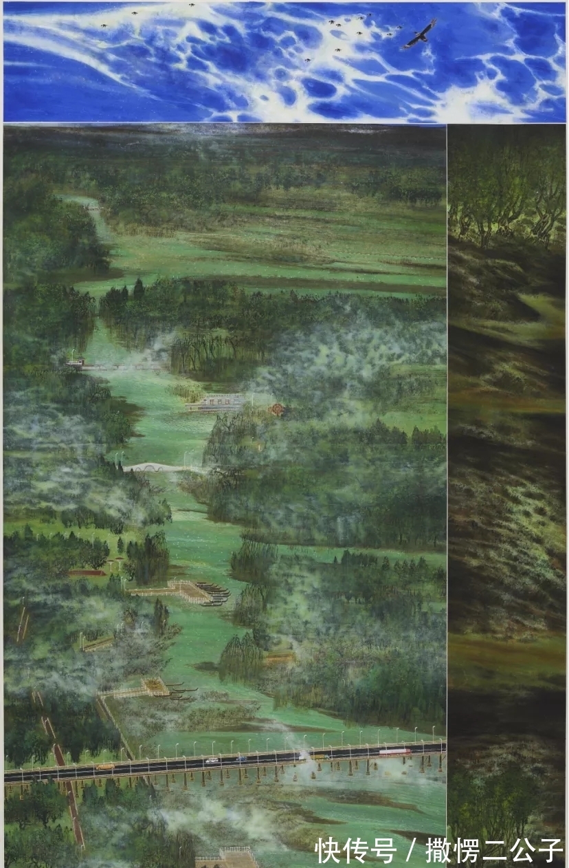 山水画@幽深凝重｜孙宏涛彩墨山水画