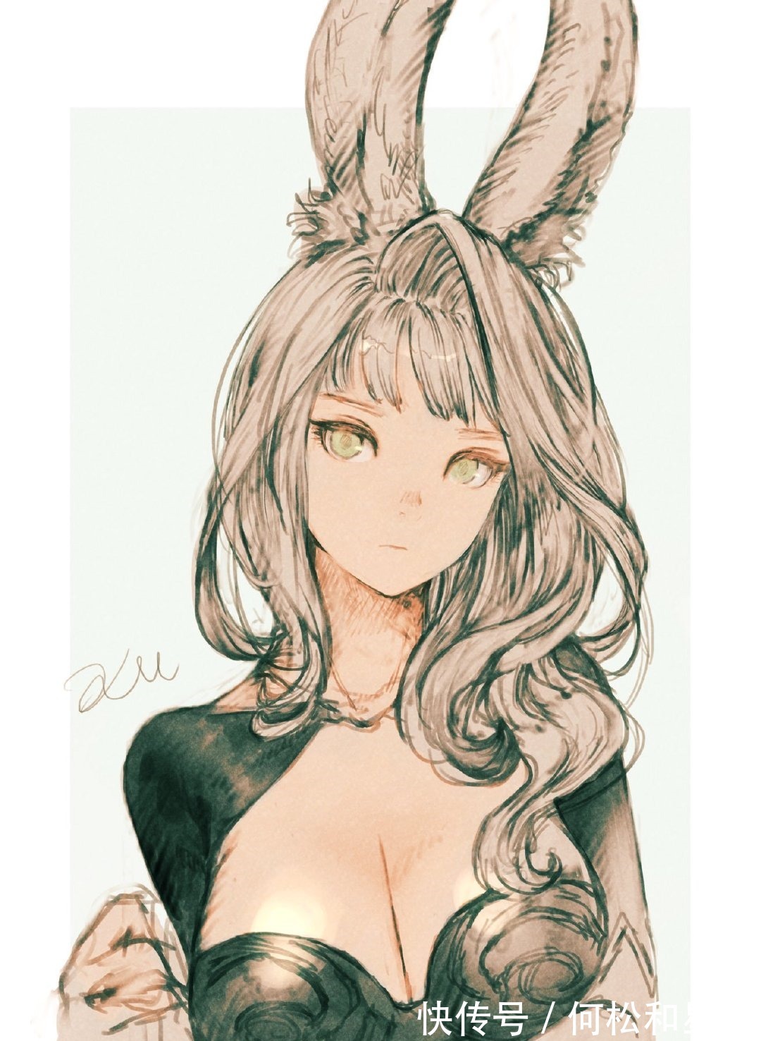 最终幻想|游戏动漫同人插画集,温暖的调色,笔下的兽耳娘也都各有风情